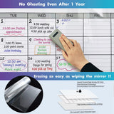 Dry Erase Vertical Three Month Laminated jumbo Wall Calendar, 46 x 63, Huge quarterly Laminated Erasable White Board, Giant 90 day Family Whiteboard Schedule Planner, Large Multi Month Reusable