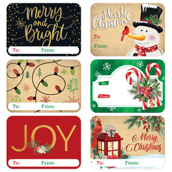 2023 Lamp 80-Count Foil Christmas Tag Stickers…