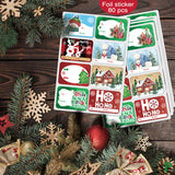 2023 Two Deer Christmas Tags Sticker