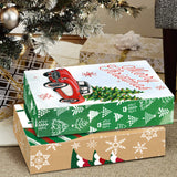 12 Extra Large Christmas Gift Wrap Boxes Bulk with Lids, 12 Tissue paper and 80 Foil Christmas gift Stickers for Wrapping Oversized Clothes (Robes,Sweater, Coat,Shirts) and Xmas Holiday Present